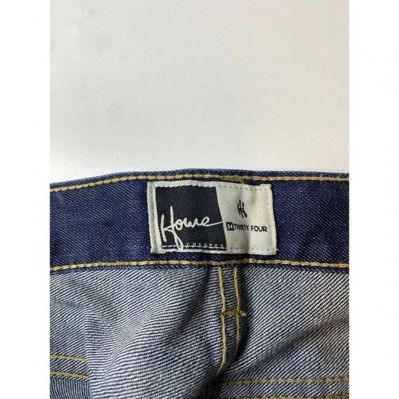 Howe Men’s Medium Wash Size 34 Denim Jeans Button Fly - Picture 4 of 10